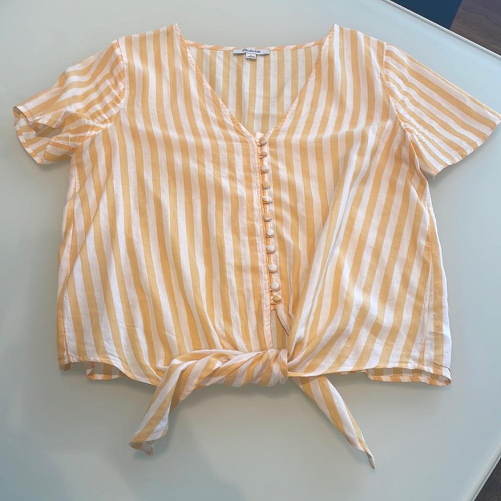 Madewell striped blouse